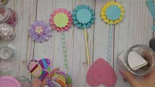 2018 Mini ROSETTE Wand Tutorial using MS Punch [upl. by Yaned881]