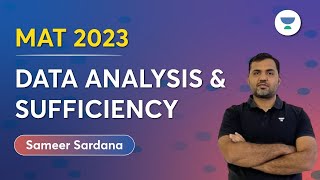 MAT 2023  Data Analysis and Sufficiency by Sameer Sardana mat2023 [upl. by Pathe]