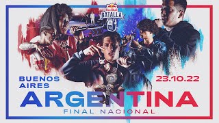 Final Nacional Argentina 2022  Red Bull Batalla [upl. by Aggie700]