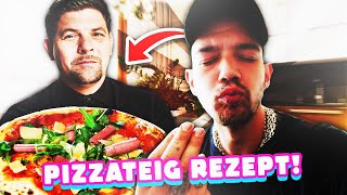 PIZZATEIG Rezept von TIM MÄLZER  Pizzateig selber machen mit nur 4 Zutaten 😍 [upl. by Hammel]