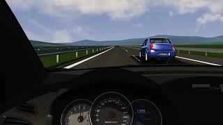 Dacia Logan got overtake by everyone on autobahn  Assetto Corsa [upl. by Eziechiele]