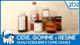 Cere gomme e resine per il legno  Quali scegliere e come usarli 2D2 [upl. by Ekle]