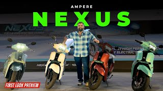 Ampere Nexus Electric Scooter  New Electric Scooter Malayalam Review  Nandhu Flywheel [upl. by Anirahtak]