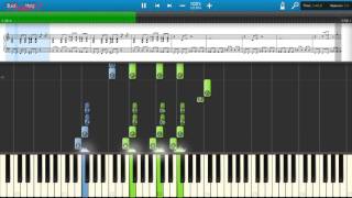 Nirvana  Smells Like Teen Spirit piano cover Synthesia by 11ans11 [upl. by Breskin]