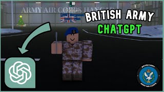 AI helps me join the Roblox British Army [upl. by Stalder364]