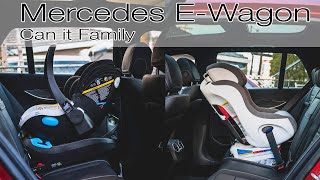 Can it Family How well does Clek Child seats fit in the Mercedes EClass Wagon [upl. by Donetta]