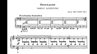 Prokofiev plays Prokofiev  Suggestion Diabolique Op 4 No 4 [upl. by Moe]