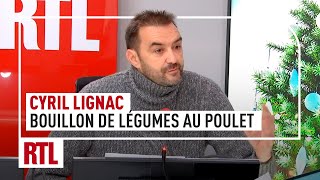 Cyril Lignac  le bouillon de légumes au poulet [upl. by Aernda412]