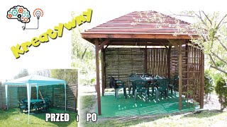 Budowa altany ogrodowej  How to build Wooden Gazebo DIY 3 [upl. by Maya236]