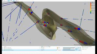 Vein Modelling in Leapfrog Geo [upl. by Odlo]