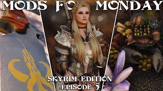 Skyrim Mod Showcase Episode 5  Mods For Monday [upl. by Akkeber]