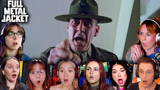 TOP quotIm Your Drill Instructorquot Reactions Full Metal Jacket Movie Reaction First Time Watching [upl. by Burlie]