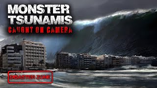 4 Huge Monster Tsunami Wave Disasters Caught On Camera [upl. by Eivod]