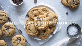 The BEST Vegan Chocolate Chip Cookies [upl. by Ardnahs]