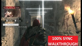 Assassins Creed Brotherhood  Romulus Lairs Walkthrough  quotWolves Among The Deadquot 100 sync [upl. by Zanlog]