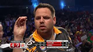 WHAT A MATCH Phil Taylor v Adrian Lewis  Auckland Darts Masters 2016 [upl. by Aicilana271]