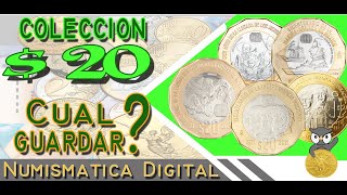 Coleccion Monedas 20 Pesos Conmemorativas🤑Como saber si tienen un valor especial❓Cual guardar🤑Mexico [upl. by Anavoj]