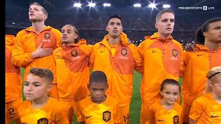 Netherlands vs France National Anthem  EURO 2024 Qualifiers [upl. by Godfree]