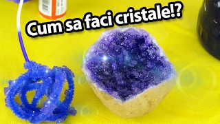 Cum sa faci cristale acasa  CuDragDeStiinta [upl. by Niveek]