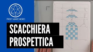 METODO ALBERTIANO SCACCHIERA PROSPETTICA  videotutorial [upl. by Melody726]