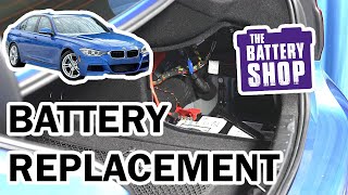 BMW 328i 20072016  New Battery Install [upl. by Balbinder]