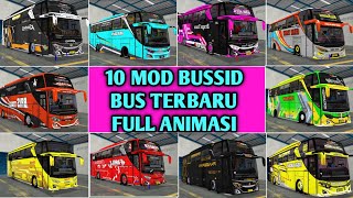 10 Mod Bussid Bus Full Animasi  Bus Simulator Indonesia [upl. by Lika612]