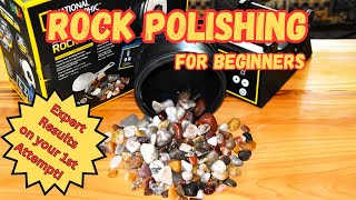 Polishing Rocks a Step by Step How to guide for beginners with National Geographic Tumbler [upl. by Lynnell60]