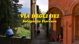 Bologna to Florence  a silent hiking Vlog [upl. by Concoff311]