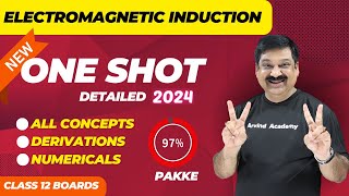 Electromagnetic Induction OneShot 💥NCERT Class 12 Physics Chap 6 One shot SubscribeArvindAcademy [upl. by Thamora785]