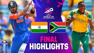 FULL HIGHLIGHTS  IND vs SA Final T20 World Match  India Vs South Africa Final Full Highlights [upl. by Divadleahcim]