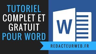 Tutoriel formation Microsoft Word Office  GRATUIT et COMPLET [upl. by Hirz]