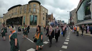 12th OF JULY 2024 ORANGE LODGE MARCH LIVERPOOL 4k [upl. by Schaaff]