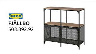 IKEA FJÄLLBO Shelving unit assembly instructions [upl. by Luanni578]