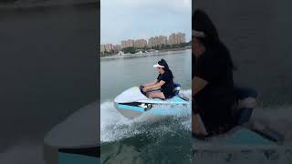 RUSH WAVE BOAT，The waves are coming outrushwave Surfing kartboat rushwaveboat [upl. by Cowles454]