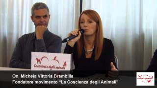 IO VEG RISPETTO LA VITA  ON BRAMBILLA  5° Giornata La Coscienza degli Animali [upl. by Tanaka]