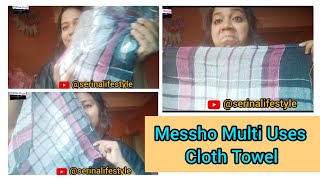 Messho Finds 12 Pcs Kitchen NapkinCleaning ClothTable Wipe Review Messho Haul  Serina Lifestyle [upl. by Nitreb]