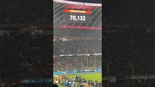 NFL goes Munich 24  amazing atmosphere 70k people sing sweet Caroline at Allianz Arena [upl. by Gnod]