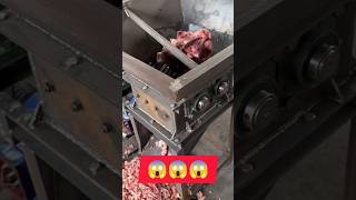 Meat bone grinder machine 🦴😵‍💫 meatlover meatcutter meatcuttingskills shortfeed [upl. by Culbert]