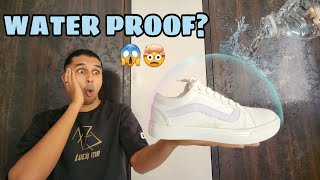 How To Make Sneaker WATERPROOF  Best Waterproofing Spray For SHOES [upl. by Oicnecserc]