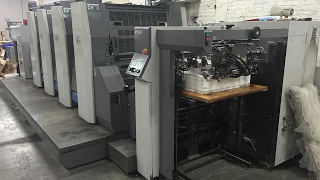 Offset Press 2005 Ryobi 754 XLA [upl. by Thury193]