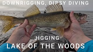 Downrigging dipsy divers and jigging Lake of the Woods August 242024 [upl. by Adnac]