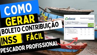 COMO EMITIR GPS BOLETO DE CONTRIBUIÇÃO DO PESCADOR ARTESANAL [upl. by Uliram530]