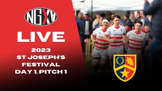 LIVE RUGBY ST JOSEPHS FESTIVAL 2023  DAY 1 PITCH 1 [upl. by Sitnerp]