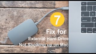 7 Fixes for External Hard Drive Not Showing up on Mac [upl. by Aiela]