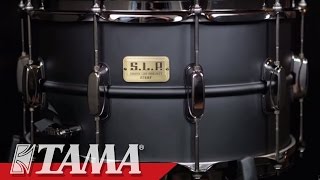 TAMA SLP Big Black Steel Snare Drum [upl. by Graniela]