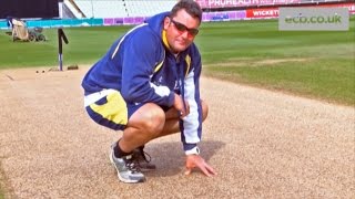 Edgbaston Head Groundsman Gary Barwell on Finals Day pitch [upl. by Homans857]