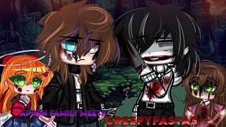 Afton Family meets Creepypasta  Gacha Club  Afton Family [upl. by Adekram911]