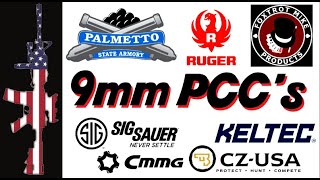 9mm Pistol Caliber Carbines  8 DIFFERENT PCCs [upl. by Chud]