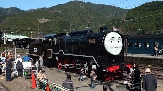 大井川鉄道 SL ヒロお披露目、春の大鉄まつり2014 2014323 [upl. by Jerz]