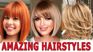 30 Flattering Hairstyles for Round Faces Trending in 2024For girls and women [upl. by Randall154]